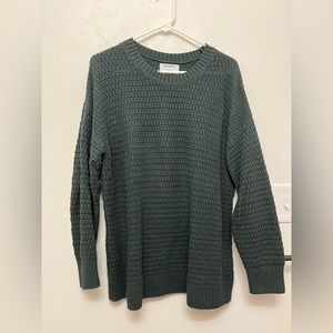 Old Navy L Forest Green Oversized Sweater